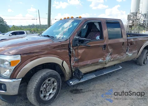 2012 Ford F-250 Lariat из США, поврежденный, VIN 1FT7W2BT1CEC80003